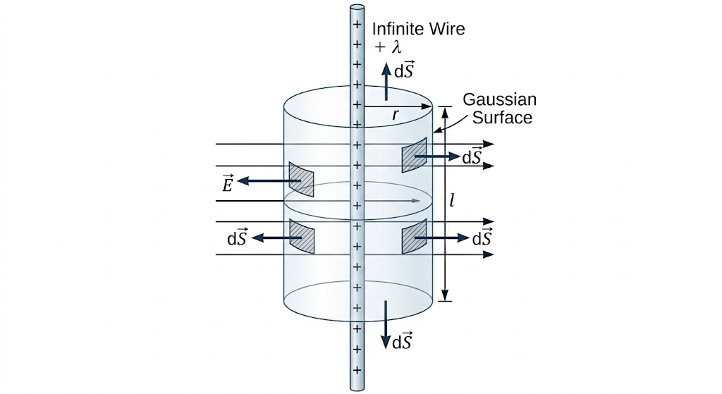 Gauss's Law: Infinite Wire